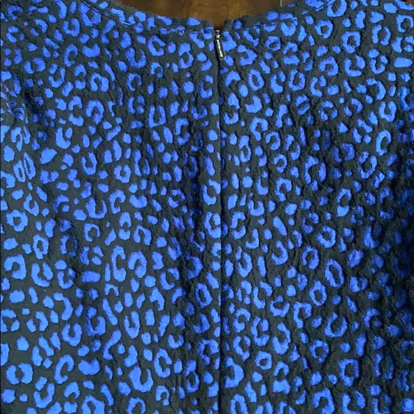 Michael Kors Women's Cheetah Jacquard Tier Dress. - Picture 7 of 8